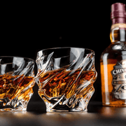美咲＆大輔の手仕事 クリスタルウイスキーグラス – 波
